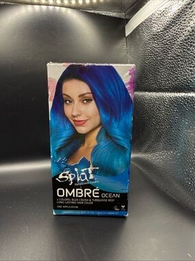 Splat Ombre Ocean Long-Lasting Blue Hair Color